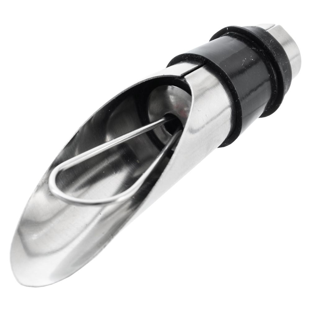 Wine decanter with stainless steel cork for standard bottles