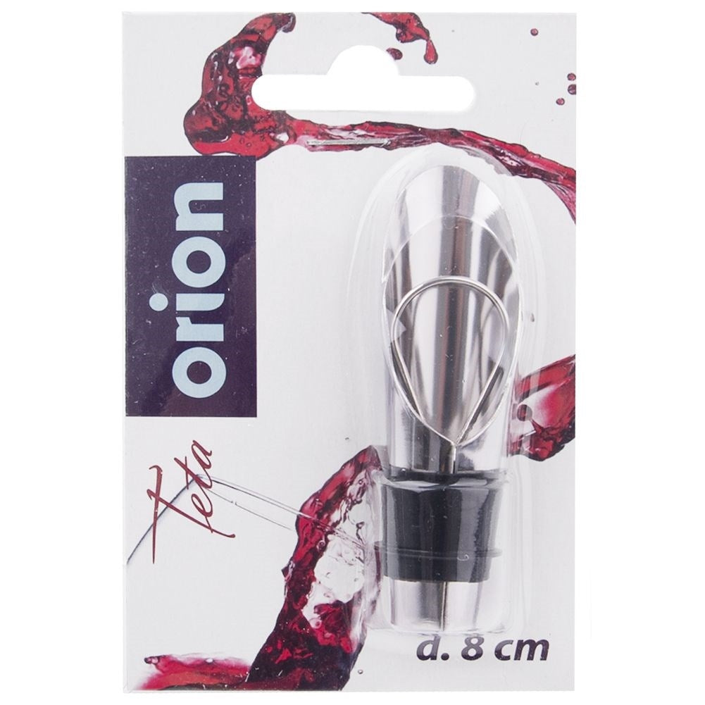 Wine decanter with stainless steel cork for standard bottles