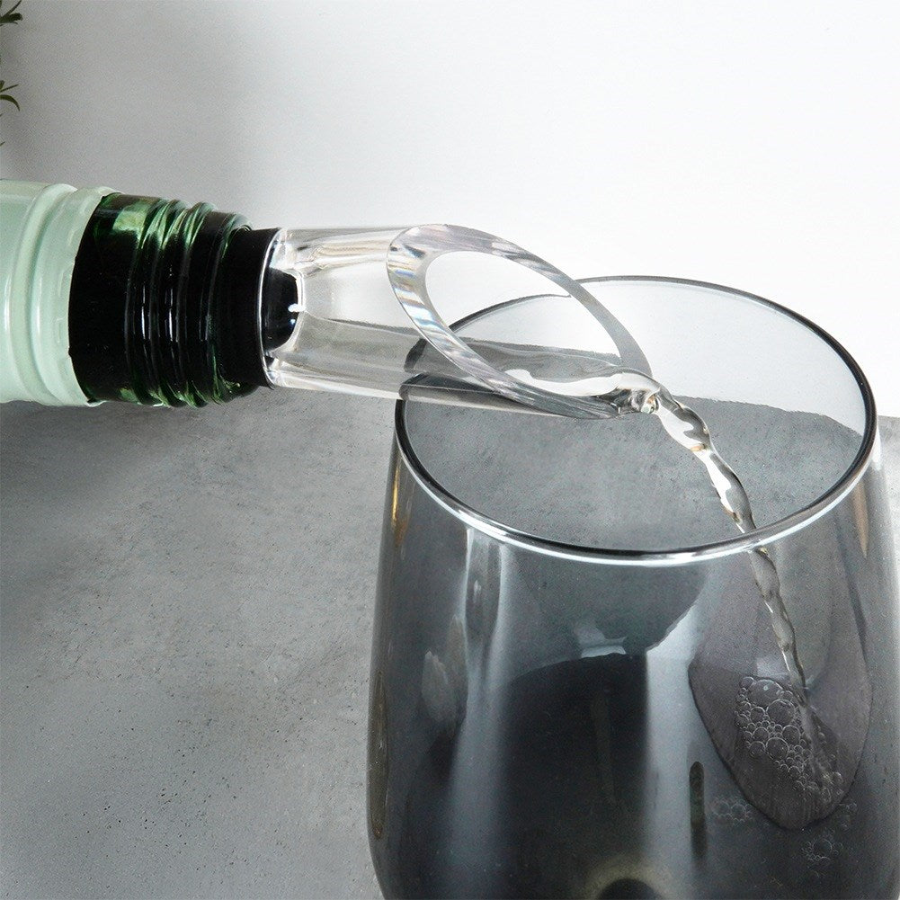Wine dispenser with cooling insert, steel, 32 cm