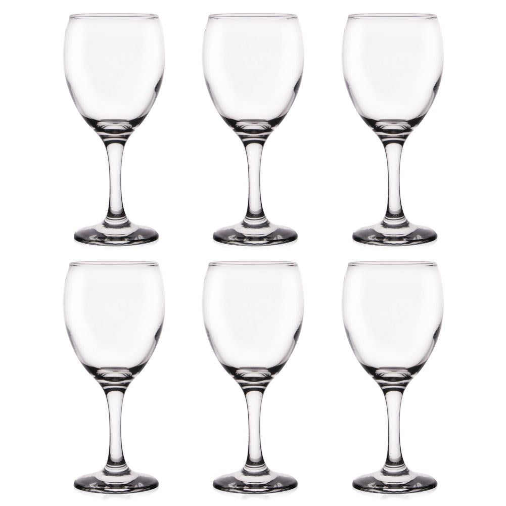 Wine glasses glass 245 ml 6 pcs.