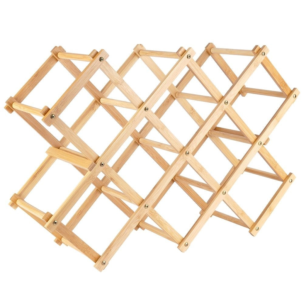 Wine rack in Bamboo - Space for 10 Bottles