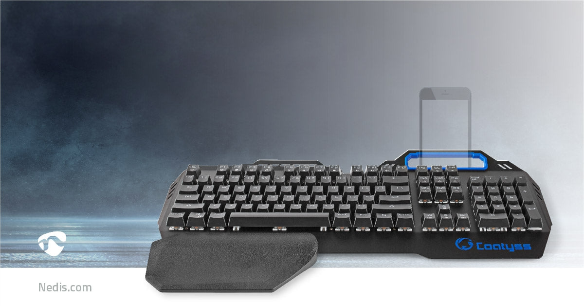 Wired Gaming Keyboard | USB | Mechanical Keys | RGB | US International | US Layout | USB Power | Power cable length: 1.70 m | Game