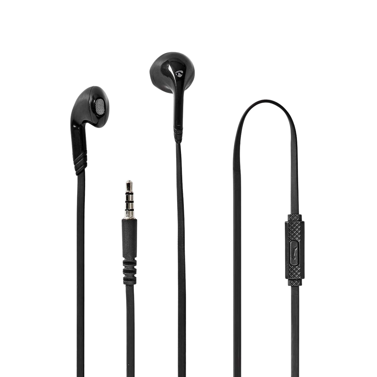 Wired Headphones | 3.5 mm | Cable length: 1.20 m | Built-in microphone | Volume Control | Black