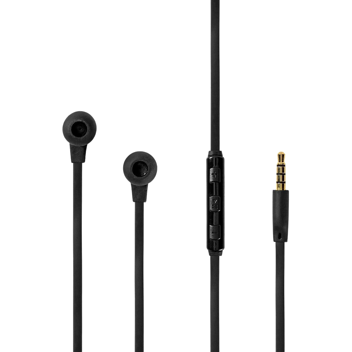 Wired Headphones | 3.5 mm | Cable length: 1.20 m | Built-in microphone | Volume Control | Silver / Black