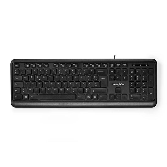 Wired Keyboard | USB-A | Multimedia | AZERTY | FR Layout | Numeric keyboard