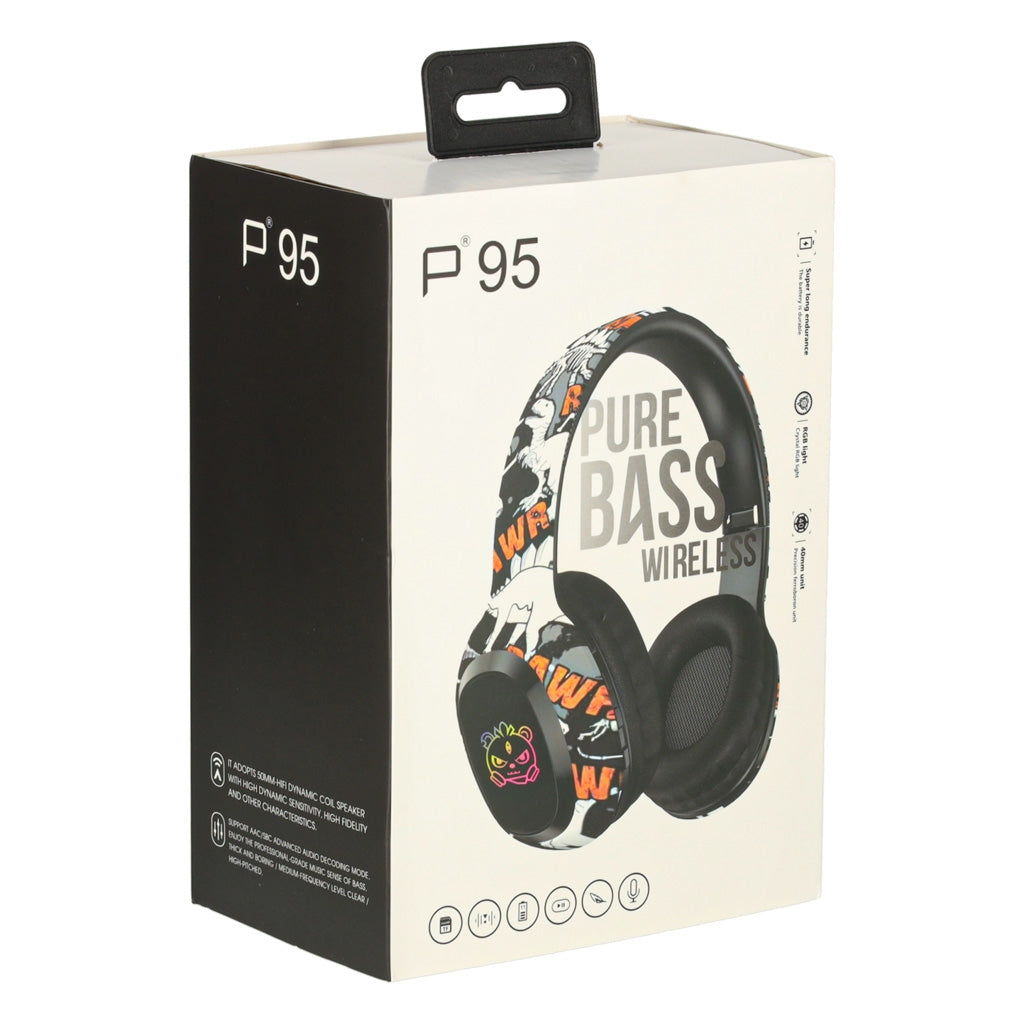 Wireless Bluetooth In-Ear Gaming Headphones – Black