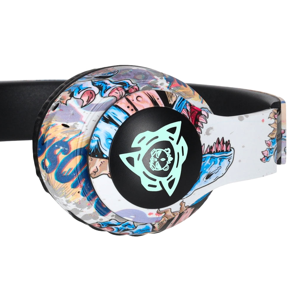 Wireless Bluetooth Over-Ear Headphones – RGB, Mic, MicroSD