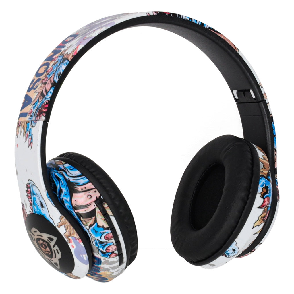 Wireless Bluetooth Over-Ear Headphones – RGB, Mic, MicroSD