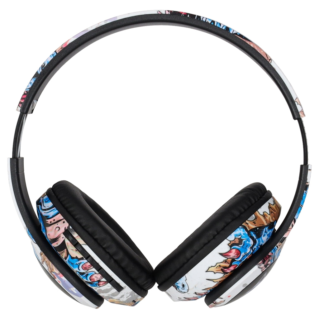 Wireless Bluetooth Over-Ear Headphones – RGB, Mic, MicroSD
