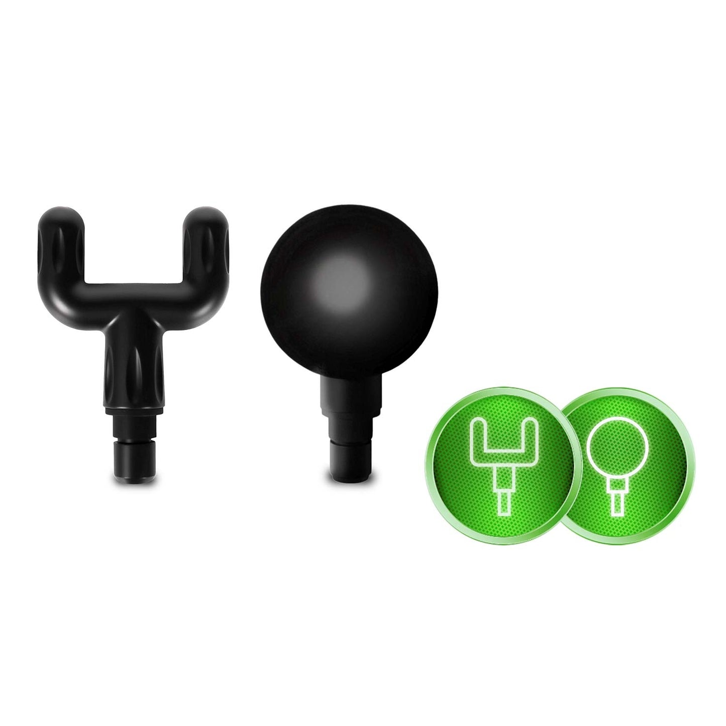 Wireless Body Massage Gun with 6 Attachments, Black
