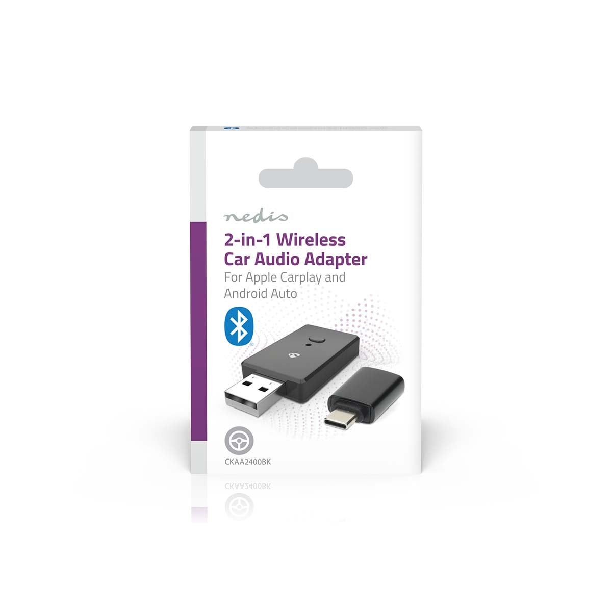 Wireless Car Audio Adapter, Android Auto & Carplay