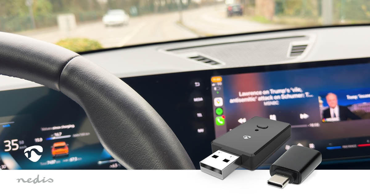 Wireless Car Audio Adapter, Android Auto & Carplay