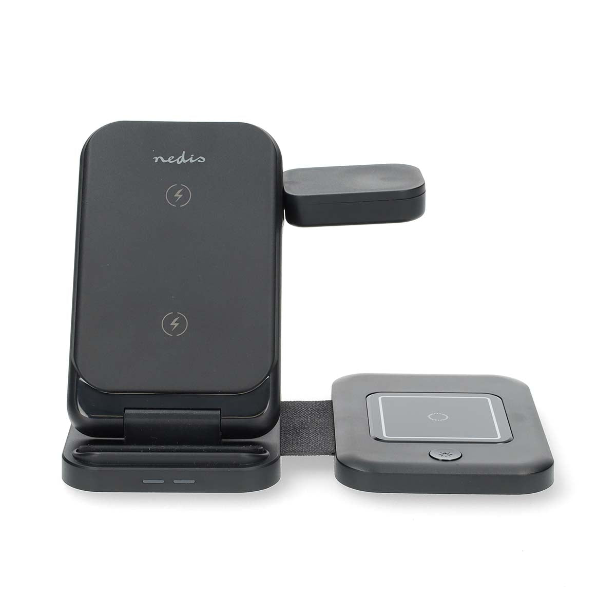 Wireless Charger | 3-in-1 | 15 W | LED-indicator in use | Including cable | USB-A / USB-C™ | 1.00 m