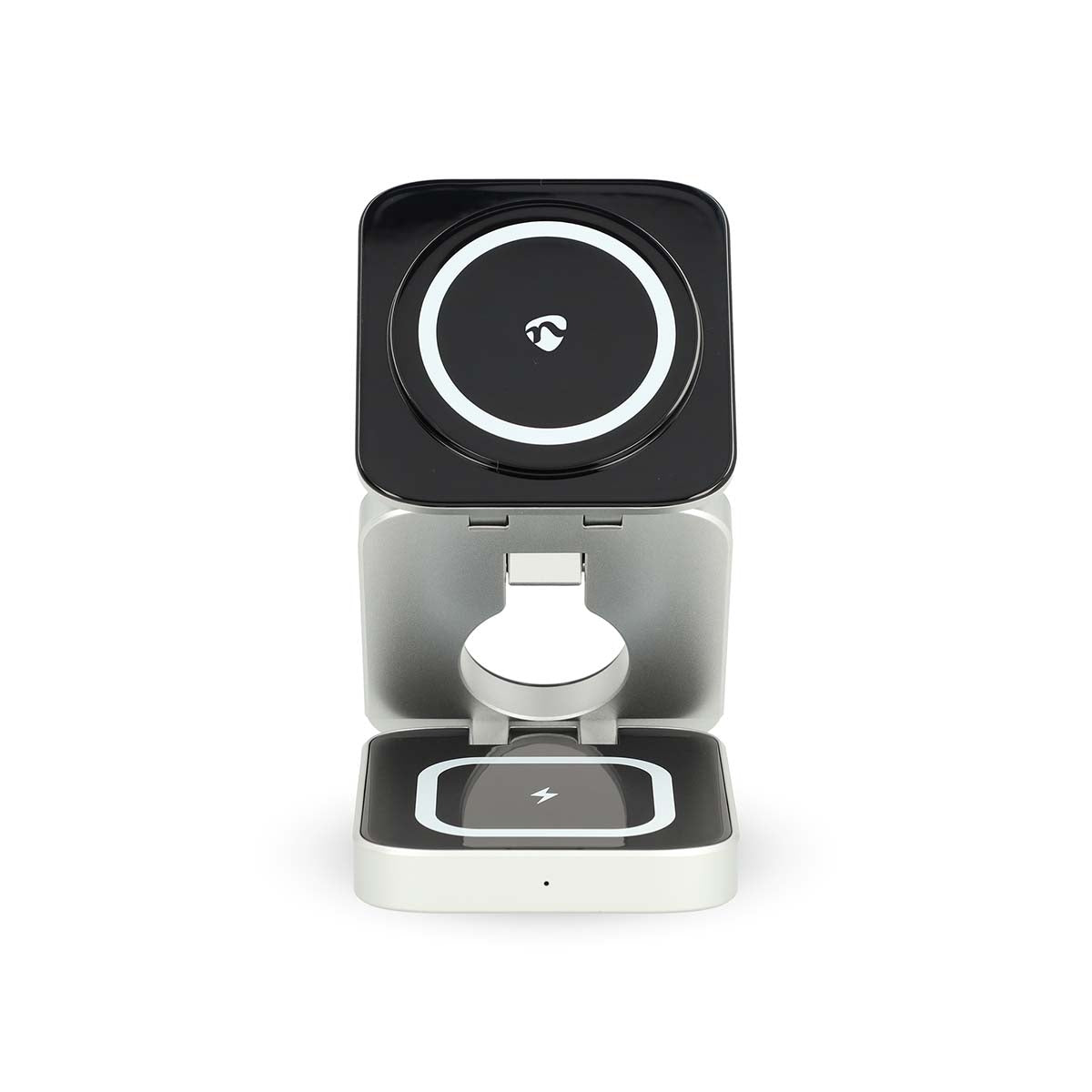 Wireless Charger | 3-in-1 | 2.5 / 5 / 15 W | LED-indicator in use | Including cable | USB-A / USB-C™ | 1.50 m