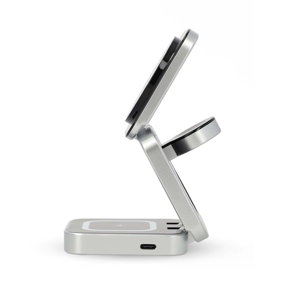 Wireless Charger | 3-in-1 | 2.5 / 5 / 15 W | LED-indicator in use | Including cable | USB-A / USB-C™ | 1.50 m