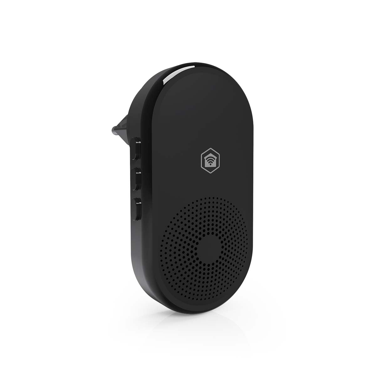 Wireless Door Chime, 55 Sounds, Adjustable Volume, Black