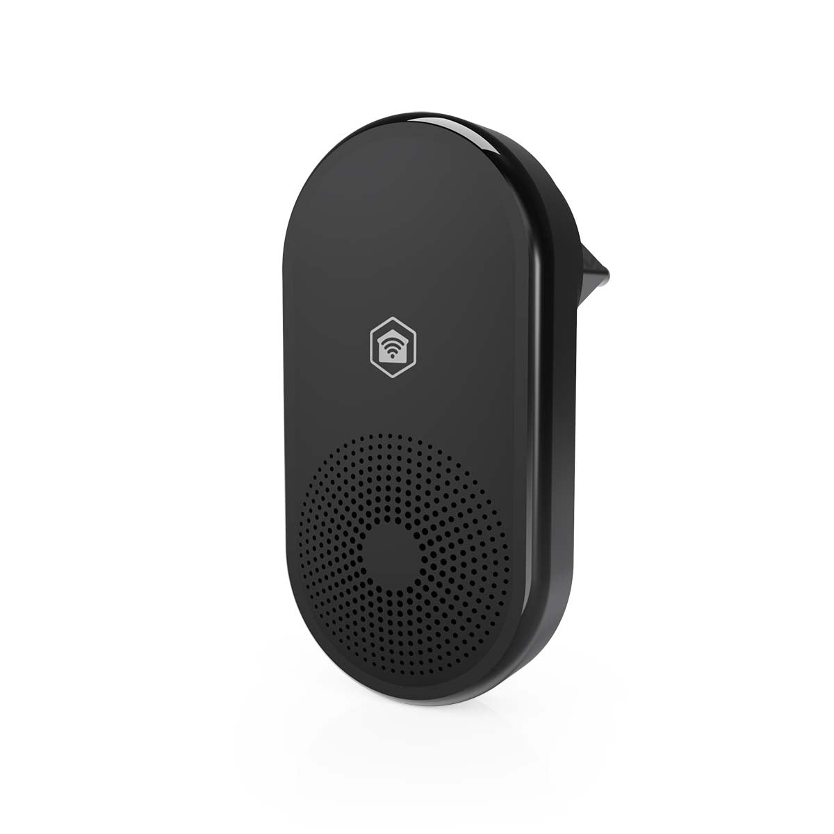 Wireless Door Chime, 55 Sounds, Adjustable Volume, Black