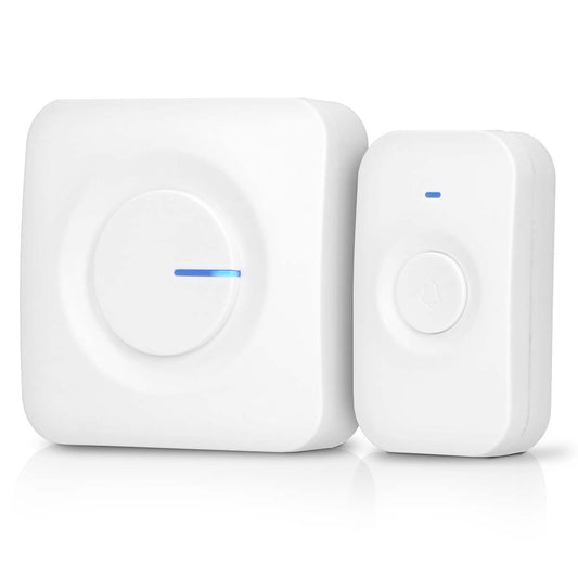Wireless Doorbell, 52 Melodies, 50m Range, Battery-Operated