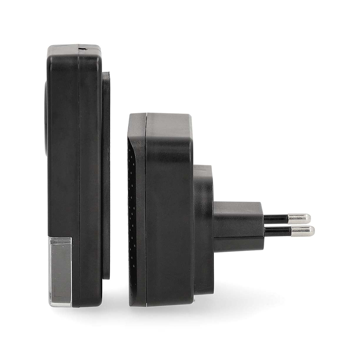 Wireless Doorbell Set | Mains Powered | 100 - 240 V AC 50/60 Hz | 1x 23A 12V | Volume: 110 dB | Signal range: 150 m | IP55 | Adjustable volume | 58 Melodies | 2 Receivers | Black