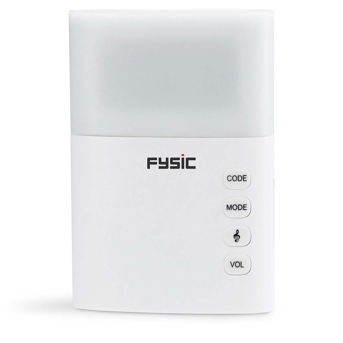 Wireless Doorbell with Flash Light, White, Splash-Proof