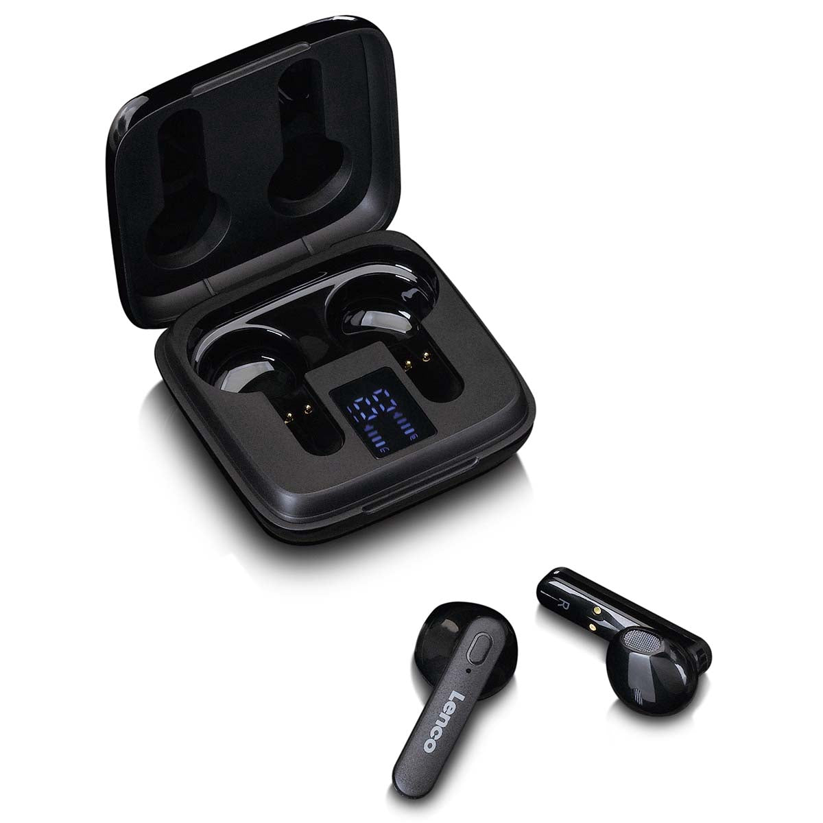 Wireless Earbuds with Charging Case, Bluetooth 5.1, Black