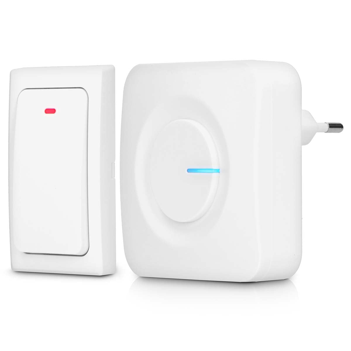 Wireless Kinetic Doorbell, White, 36 Melodies, IP44