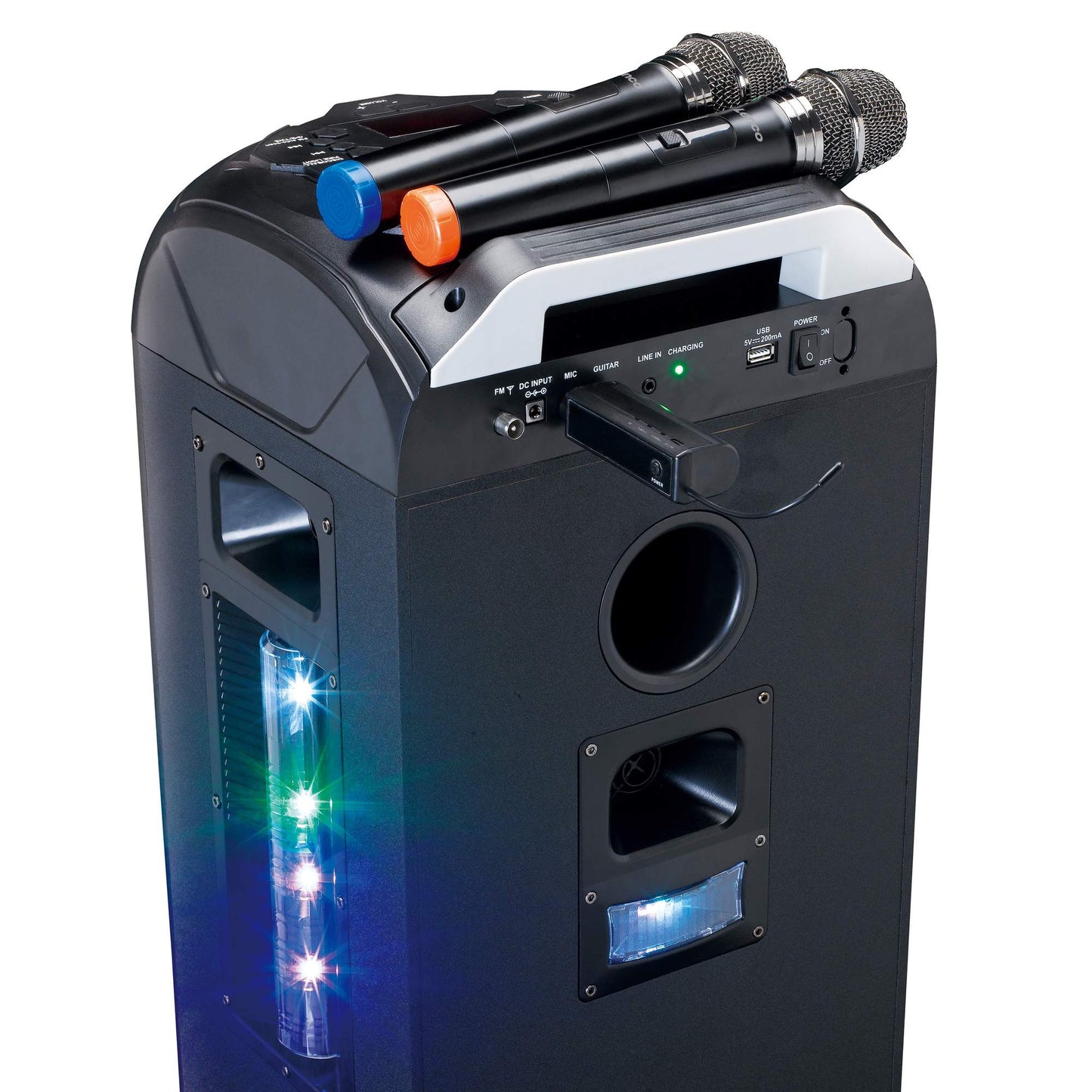Wireless Microphone Set with Receiver, 15m Range