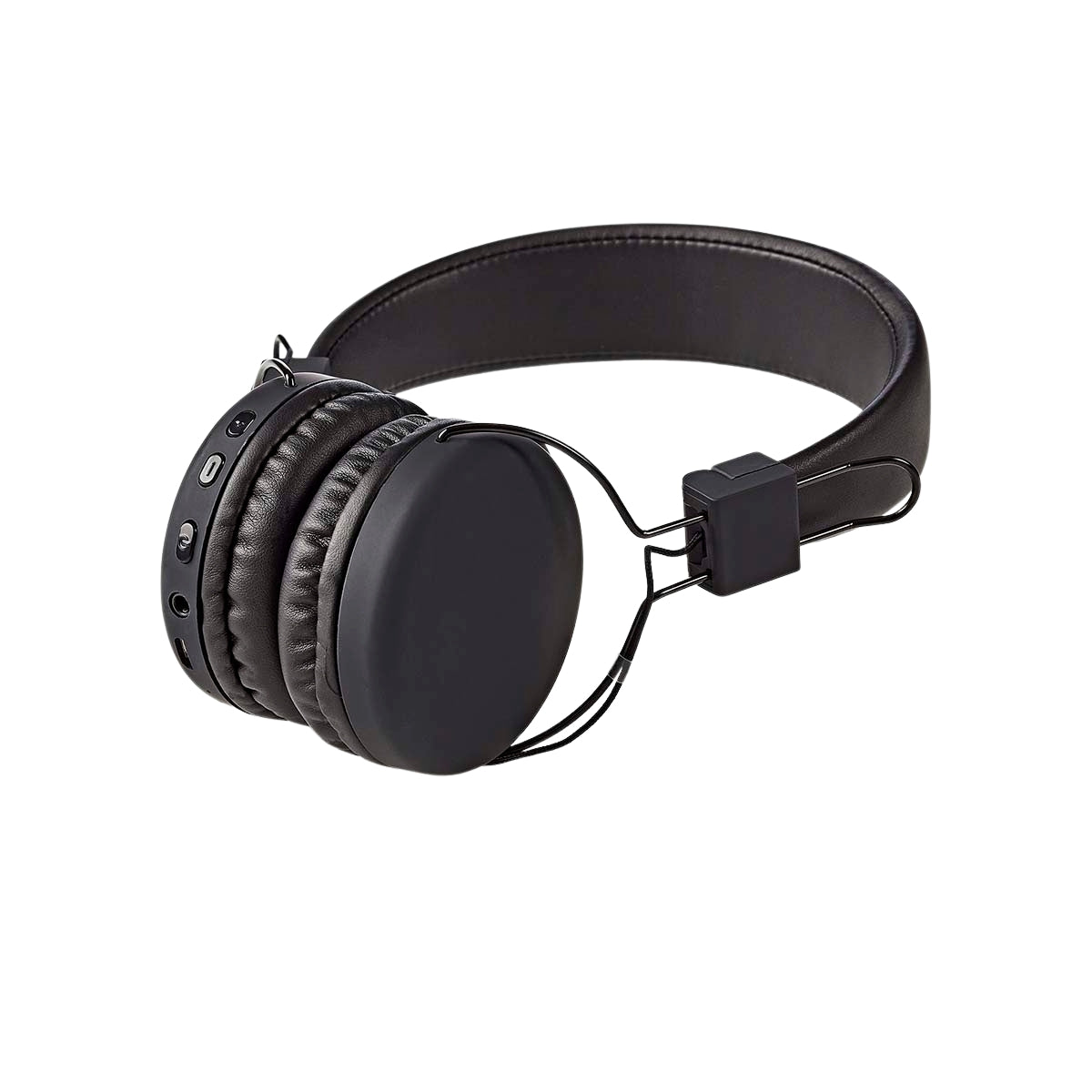 Wireless On-Ear Headphones | Maximum battery life: 15 hours | Built-in microphone | Press Control | Support for voice control | Volume Control | Black