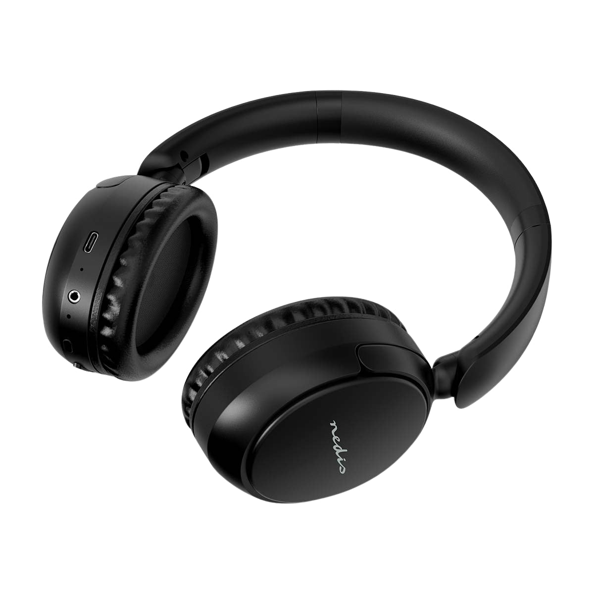 Wireless Over-Ear Headphones | Maximum battery play time: 12 hrs | Built-in microphone | Press Control | Voice control support | Volume control | Black