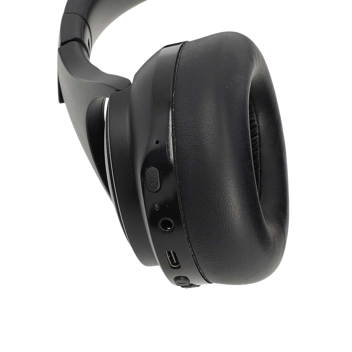 Wireless Over-Ear Headphones | Maximum battery play time: 28 hrs | Built-in microphone | Press Control | Hybrid (ENC + ANC) | Voice control support | Volume control | Black