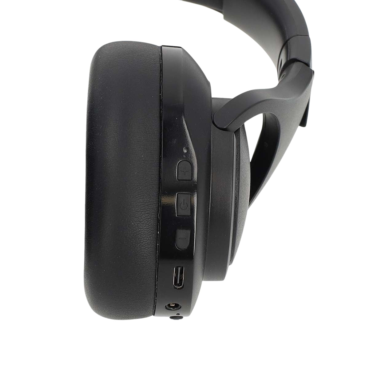 Wireless Over-Ear Headphones | Maximum battery play time: 28 hrs | Built-in microphone | Press Control | Hybrid (ENC + ANC) | Voice control support | Volume control | Black