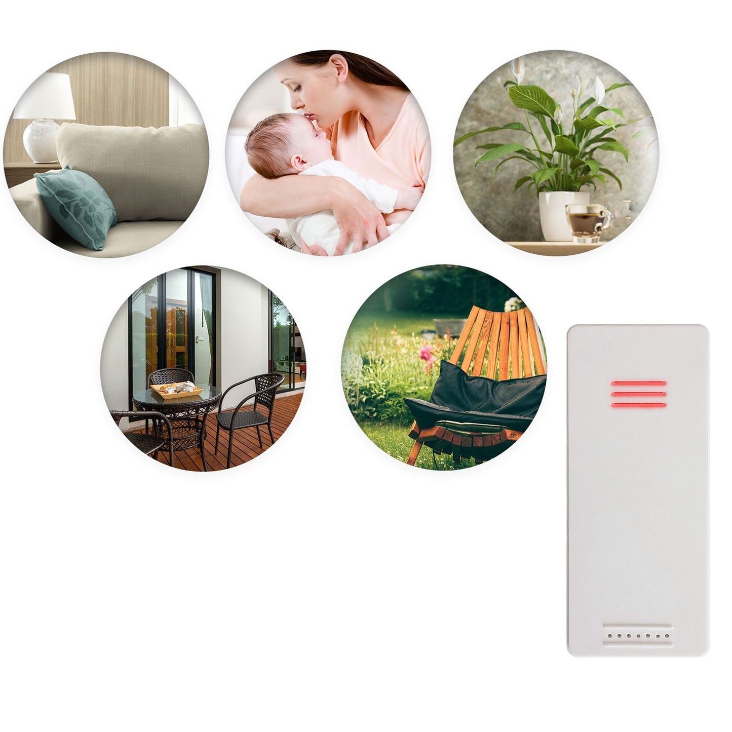 Wireless Sensor for Weather Station Berdsen BD-921 White
