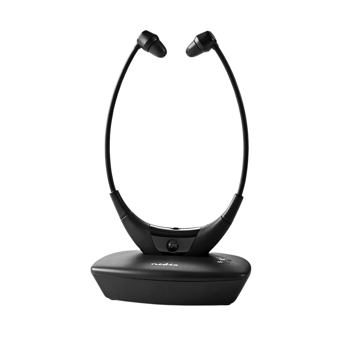 Wireless TV Headphones | RF | In-Ear | Maximum battery life: 4.5 hours | 35 m| Digital Audio | Battery dock | Balance control | Black