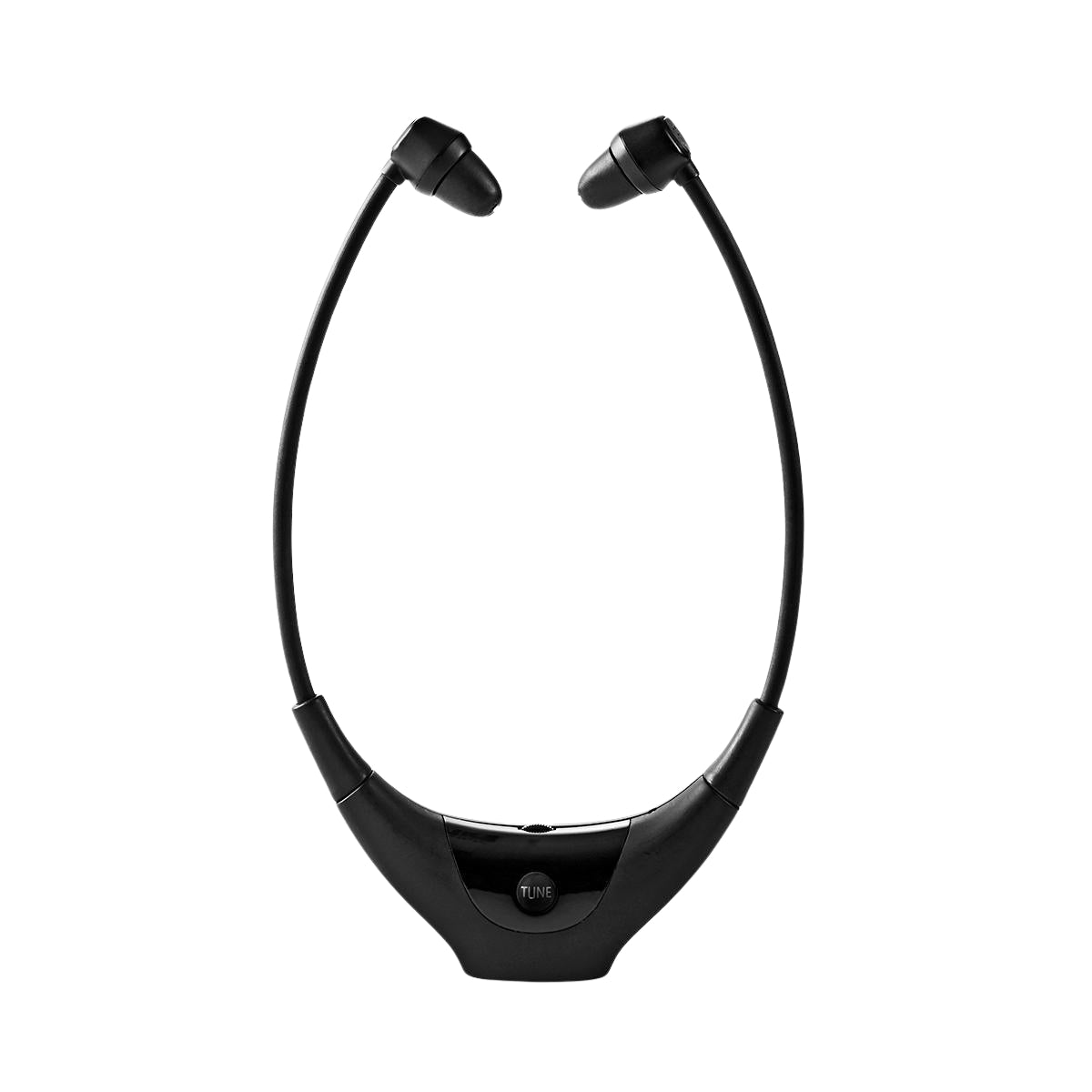 Wireless TV Headphones | RF | In-Ear | Maximum battery life: 4.5 hours | 35 m| Digital Audio | Battery dock | Balance control | Black