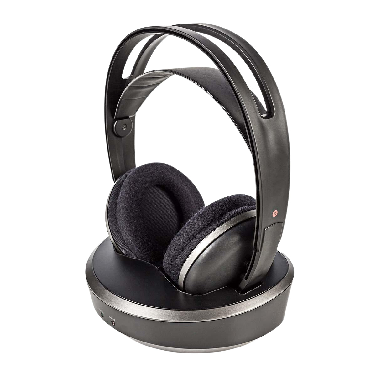 Wireless TV Headphones | RF | Over-Ear | Maximum battery life: 11 hours | 100 m | Digital Audio | Battery dock | Silver / Black