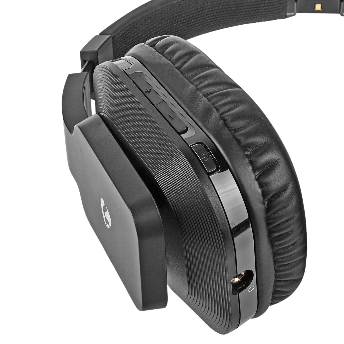Wireless TV Headphones | RF | Over-Ear | Maximum battery play time: 8 hrs | 25 m | Digital Audio | Charging dock | Black