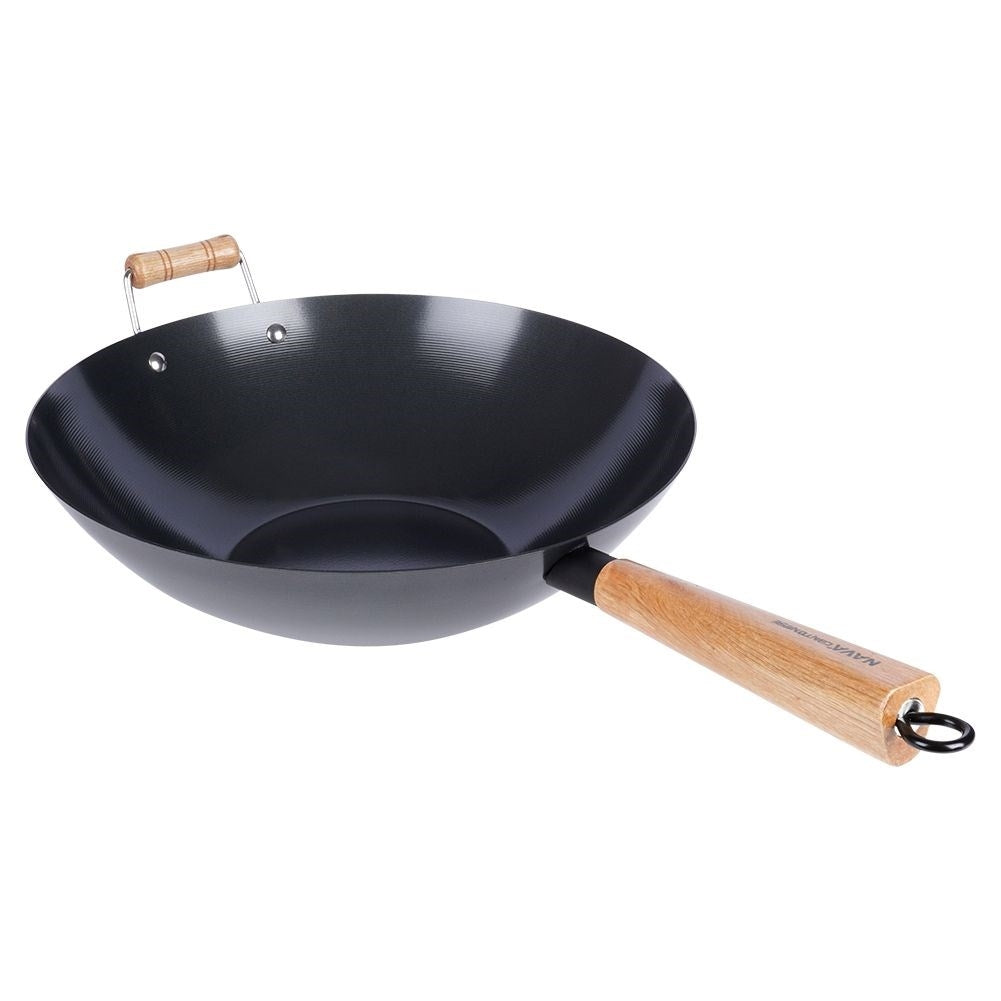 Wok in Carbon Steel with Non-Stick for Asian Dishes