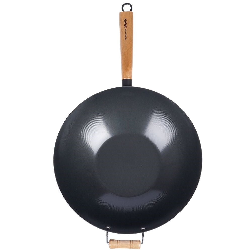 Wok in Carbon Steel with Non-Stick for Asian Dishes