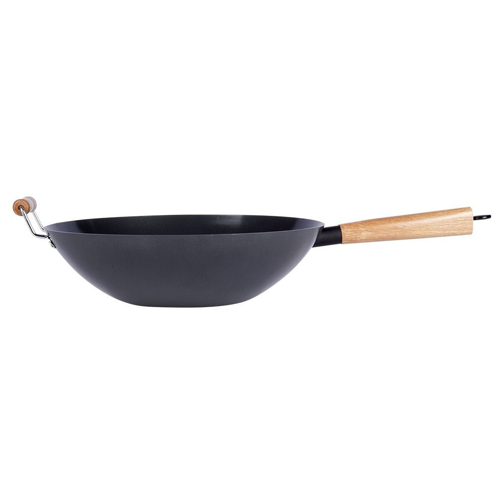Wok in Carbon Steel with Non-Stick for Asian Dishes