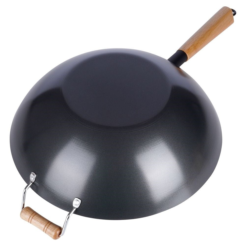 Wok in Carbon Steel with Non-Stick for Asian Dishes