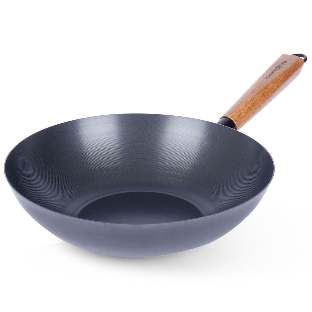 Wok in Carbon Steel with Non-stick for Asian Cooking