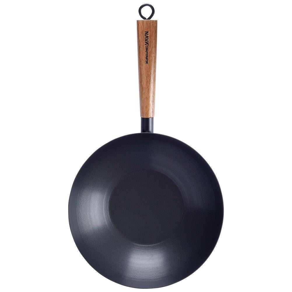 Wok in Carbon Steel with Non-stick for Asian Cooking