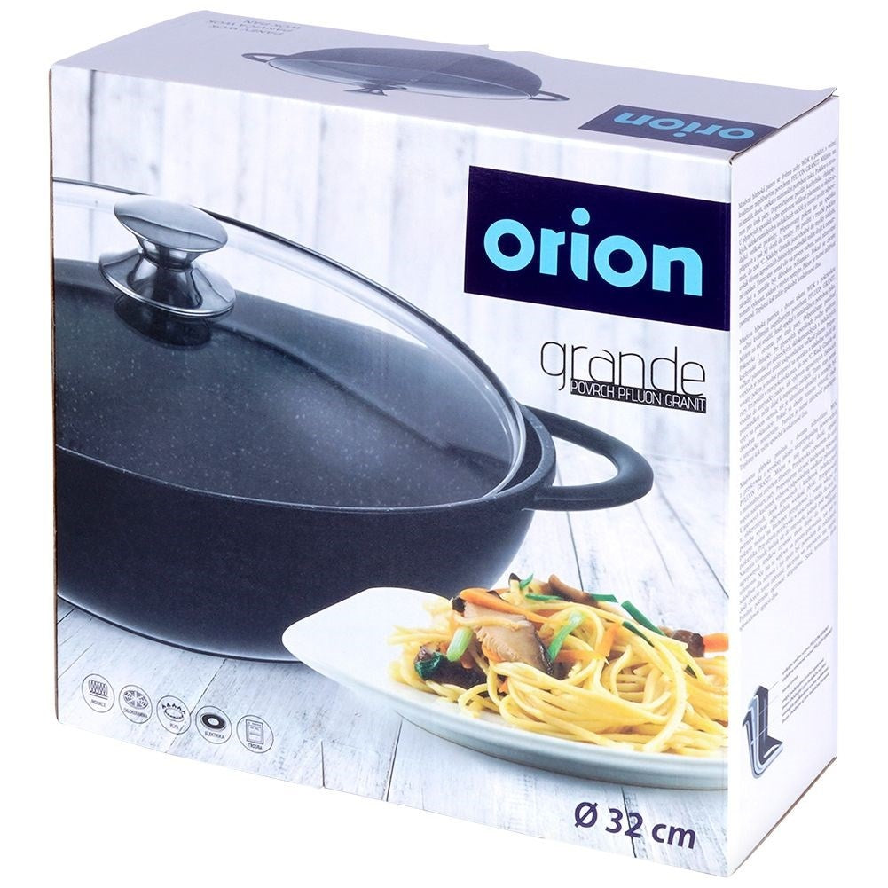 Wok with Pfluon Granite. Perfect for all stoves & dishwasher safe.