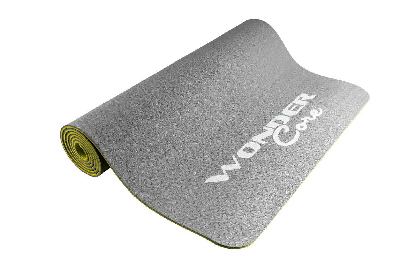 Wonder Core - Yoga Mat TPE - Yellow/Grey