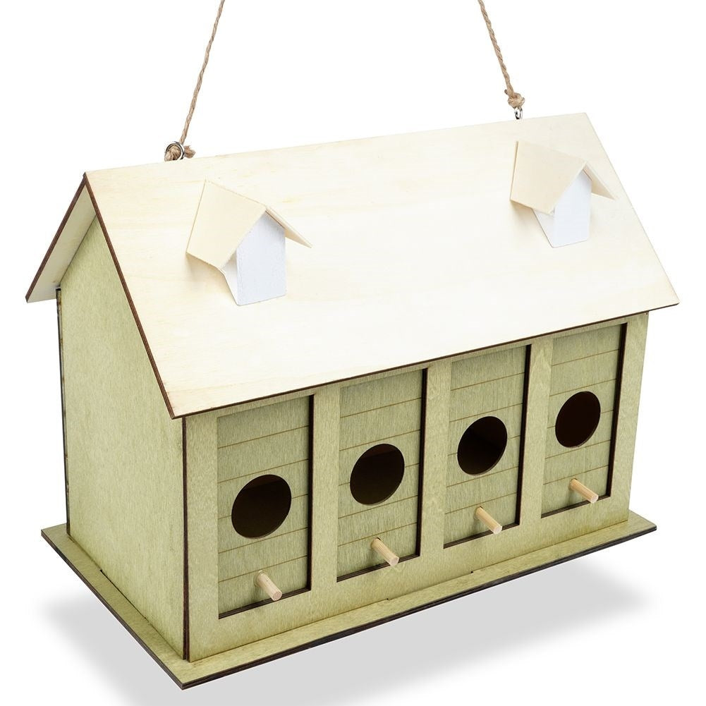 Wooden Birdhouse for Garden, Terrace and Balcony
