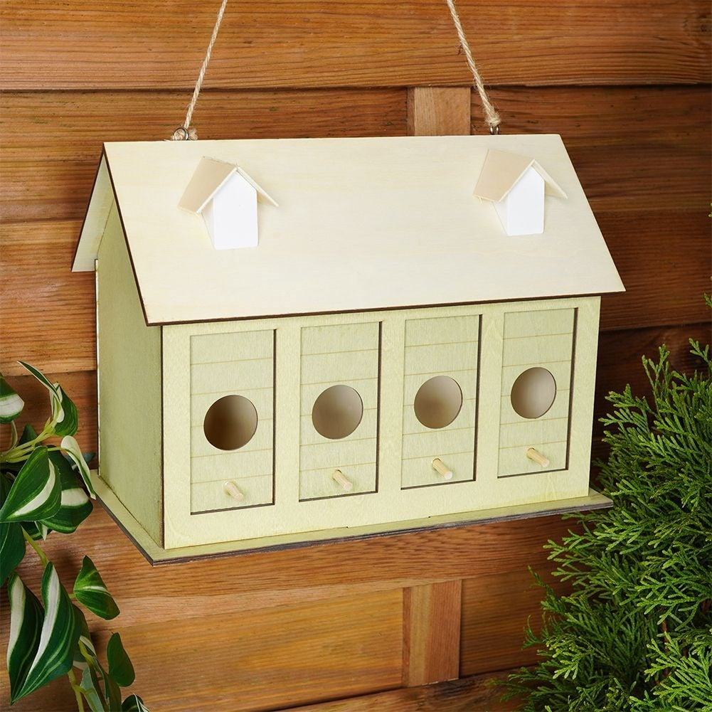 Wooden Birdhouse for Garden, Terrace and Balcony