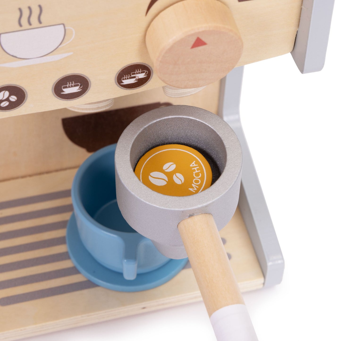 Wooden Coffee Maker Toy for Kids – 26 Accessories