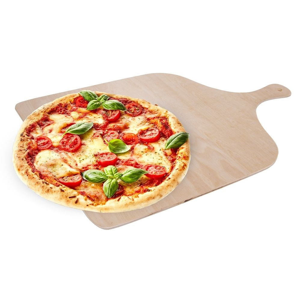 Wooden Paddle for Cutting and Serving Pizza