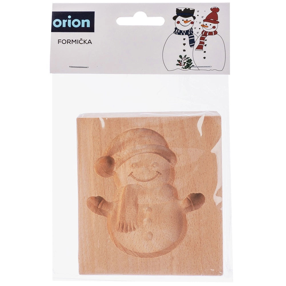 Wooden Snowman Cookie Cutter, 11x9.5 cm