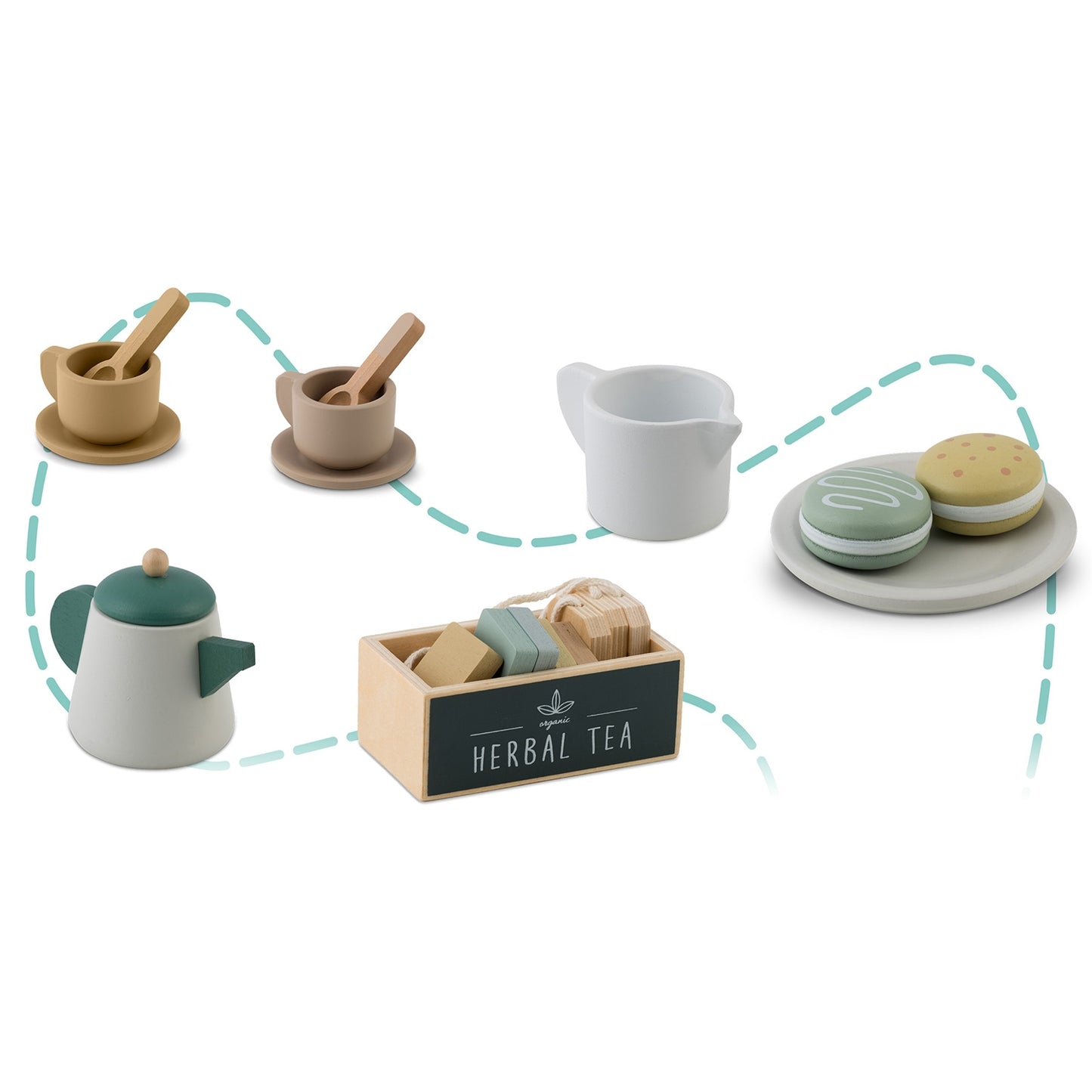 Wooden Tea Set NK-864 Nukido